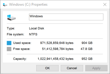 Propriétés du lecteur