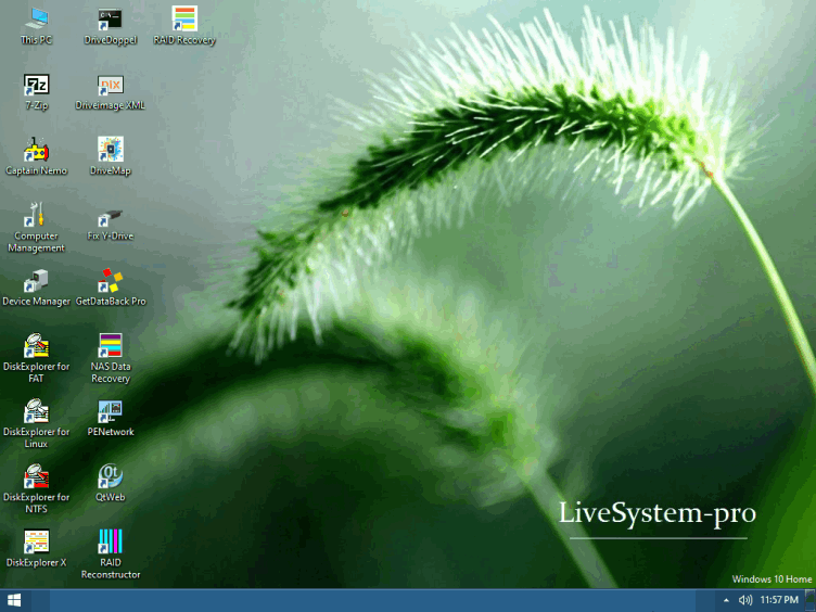 Support de démarrage WinPE