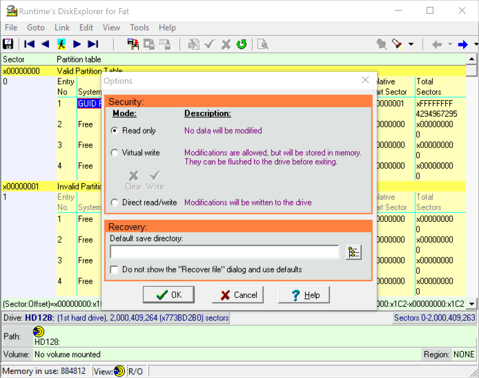 failure writing to target file